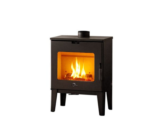 Estufa de leña sannover dita 7,6 kw troncos de 40 cm