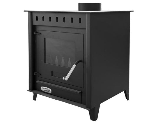 Estufa de leña Teide 12,6kW Prensa Stove