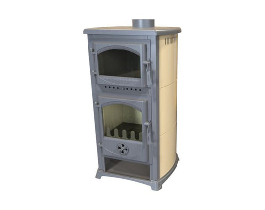 Estufa de leña con horno Katia 11kW Vertex