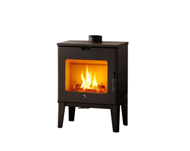 Estufa de leña sannover dita 7,6 kw troncos de 40 cm