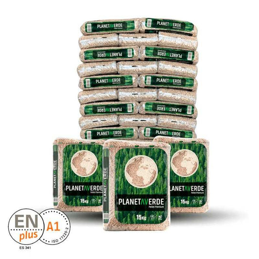 Palé de 77 sacos de pellet PLANETA VERDE
